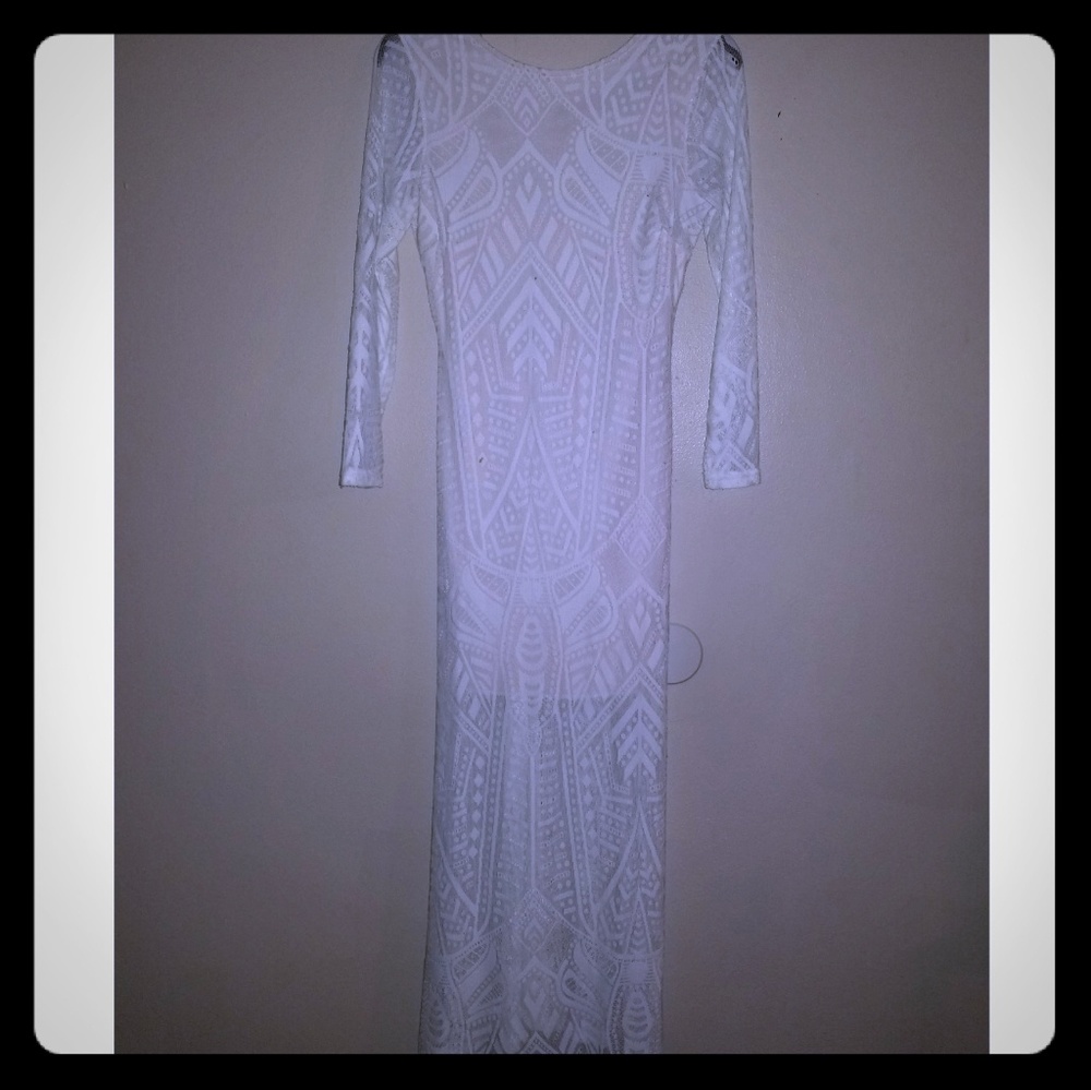 White fancy dress